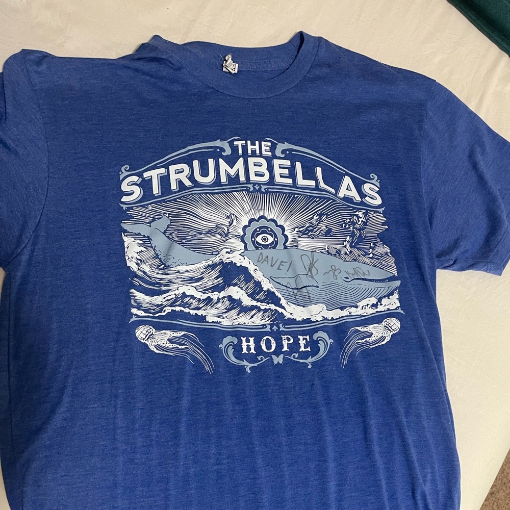 Dave Matthews signed Strumbellas Graphic Tee